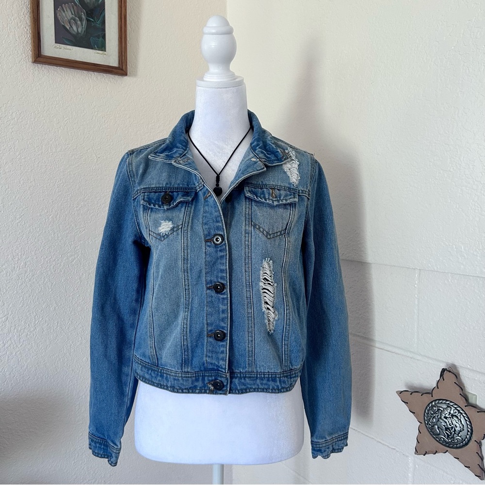 Highway Jean Women’s Jean Jacket,‎ Size M,